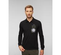 Aeronautica Militare Langärmeliges Herren-poloshirt 232po1738j615-34300 Schwarz L