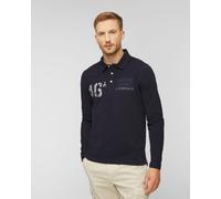 Aeronautica Militare Langärmeliges Poloshirt Marineblau 232po1708j608-8358 Dunkelblau L