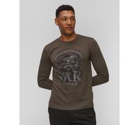 Aeronautica Militare Langarmshirt Für Herren 252ts2485uj00708-34400 Grau;Grün M