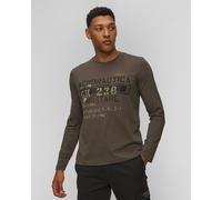 Aeronautica Militare Langarmshirt Für Herren 252ts2486uj00708-34400 Grau;Grün L