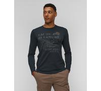 Aeronautica Militare Langarmshirt Für Herren In Marineblau 252ts2475uj00641-8184 Dunkelblau L