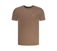 Aeronautica Militare Marrone Baumwolle Herren T-Shirt 2XL