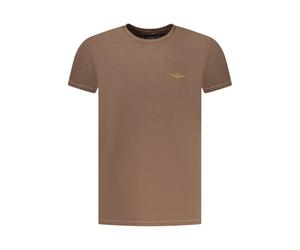 Aeronautica Militare Marrone Baumwolle Herren T-Shirt M