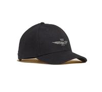 Aeronautica Militare Mütze aus Wollmischgewebe, bestickt, Schwarz , One size