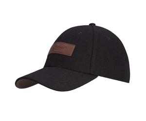 Aeronautica Militare Mütze aus Wollmischung Jet Black, Schwarz , One size