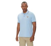 Aeronautica Militare PO1308 Herren-Poloshirt, Piqué, T-Shirt, kurzärmlig, 21308 Ice Blue, XXL