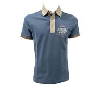 Aeronautica Militare PO1908 Herren-Poloshirt, kurzärmelig, dreifarbig, 21315 Titan Avio, XL