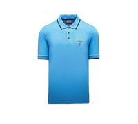 Aeronautica Militare 261po1308up00082 Kurzarm-poloshirt 2XL Silver Lake Blue