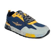 Aeronautica Militare SC276 94584 Herren-Sneakers, Blau-Gelb, 94584 Blau Gelb, 44 EU