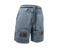 Aeronautica Militare Shorts aus Sweatshorts, BF033 Anti-G, dreifarbige Pfeile, Herren-Shorts, Trainingsshorts, hellblau, XL
