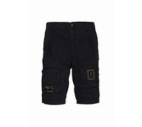 Aeronautica Militare Shorts, Bermuda BE041, Shorts für Herren, 34300 Jet Black, M
