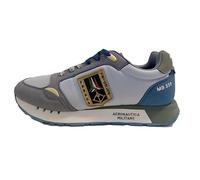 Aeronautica Militare Sneaker Weiß US25AR03 251SC292CT3331, 94711 Hellblau Grau, 43 EU
