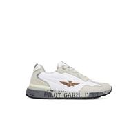 AERONAUTICA MILITARE Sneakers mit Einsätzen aus Wildleder, Farbe Off White, Weiß, 43 EU