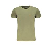 Aeronautica Militare Green Cotton Herren T-Shirt, Grün , L