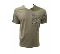 Aeronautica Militare Tornado TS2537 Herren-T-Shirt, T-Shirt, Sweatshirt, 07304 Armeegrün, XL