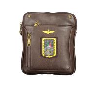 Aeronautica Militare Tracolla piccola linea Pilot AM470-MO, Dunkelbraun