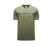 Aeronautica Militare TS2523 Tricolori Dart-T-Shirt für Herren, grün, 56