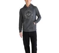 AEROPOSTALE Herren Aero Logo Popover Hoodie-Circle Kapuzenpullover, Anthrazitgrau, Small
