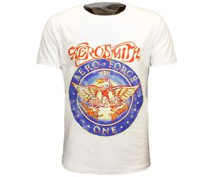 Aerosmith Aero Force Band T-Shirt - Offizielles Merchandise XXL Weiß