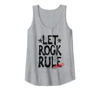 Aerosmith - Lass Rock herrschen Tank Top, Damen, Grau Meliert, M