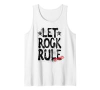Aerosmith - Lass Rock herrschen Tank Top, Herren, Weiß, M