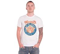 Aerosmith T Shirt Aero Force One Band Logo Nue offiziell Herren Weiß M
