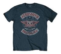 Aerosmith Unisex Aerots04md03 T-Shirt, Denim-blau, L
