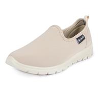 Aerosoft Damen Ballerina Stretch 20 Weite G-H rutschhemmend leicht Soft dehnbar (Beige, EU Schuhgrößensystem, Erwachsene, Damen, Numerisch, M, 41)