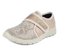 Aerosoft Damen Klett-Halbschuh Stretch 19 Weite G-H Wechselfußbett rutschhemmend (Beige 24, Numeric 37)