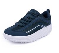 Aerosoft Walker Bequemschuhe Damen Herren mit Abrollsohle, Gesundheitsschuh, extra leicht und gelenkschonend, Wechselfußbett (Marine, EU Schuhgrößensystem, Erwachsene, Damen, Numerisch, M, 39)