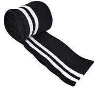 AERZETIX - C56588 - Stoff elastisches band 130x6.5 cm - für rippenbündchen säumen des kleidungsstücks jacke - farbe schwarz - 100% acryl - kleidung stricken mäntel dekoration kreative projekte nähen