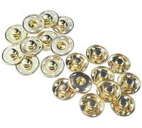 AERZETIX - C56708 - Satz von 10 Druckknöpfe riese zu nähen Ø19 mm von 2 metallteile - farbe gold - handtasche jeans geldbörsen - nähen lederwaren kleidung leder handwerk