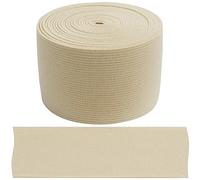 AERZETIX - C67413 - Gummiband flach gewebt 3 m - breite 50 mm - farbe beige - aus polyester und latex - konfektion, kurzwaren, nähen, bekleidung, stoffe, gürtel, hosen, rocke