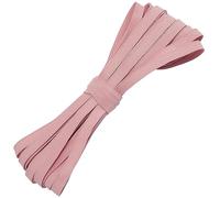 AERZETIX - C67530 - Flaches geflochtenes Gummiband 10 Meter - Breite 10 mm - Polyester + Latex - Asche rosa Farbe