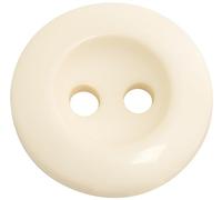AERZETIX - C74083-10er-Set Nähknöpfe rund ∅15x3 mm mit 2 Löchern 24L L24 - Farbe ecru - aus Kunststoff - Öffnung 2 mm - kurzwaren nähen kleidung dekoration