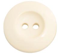 AERZETIX - C74112-10er-Set Nähknöpfe rund ∅25x4 mm mit 2 Löchern 40L L40 - Farbe ecru - aus Kunststoff - Öffnung 3 mm - kurzwaren nähen kleidung dekoration