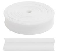 AERZETIX - C77280 - Band, gefaltetes Schrägband, Zierstreifen 9 Meter x 18 mm - aus baumwolle - farbe weiß