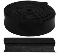 AERZETIX - C77286 - Gefaltetes schrägband 9 Meter x 15mm - aus Polyester - Farbe schwarz
