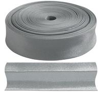 AERZETIX - C77297 - Gefaltetes schrägband 9 Meter x 15mm - aus Polyester - Farbe hellgrau-grün