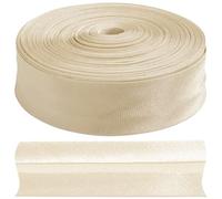 AERZETIX - C77299 - Gefaltetes schrägband 9 Meter x 15mm - aus Polyester - Farbe sandgelb