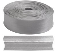 AERZETIX - C77348 - Gefaltetes schrägband 9 Meter x 18mm - aus Polyester - Farbe hellgrau