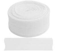 AERZETIX - Gefaltetes Schrägband 4,5 m x 25 mm - aus Baumwolle - weiße Farbe - für manuelle und dekorative Projekte, Textil, Bordüren, Saumnähen, Finishes, DIY-Nähideen