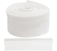 AERZETIX - Gefaltetes Schrägband 4,5 m x 30 mm - 97% Baumwolle und 3% Lycra - weiße Farbe - für manuelle und dekorative Projekte, Textilbordüre, Säumen, Veredelungen, Nähen, Kurzwaren