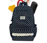 Aesthetic Backpacks for School - Adjustable Straps Stylish Zipper Bag