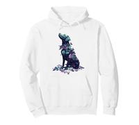 Aesthetic Dog Floral Cute Animal Women Girls Pullover Hoodie