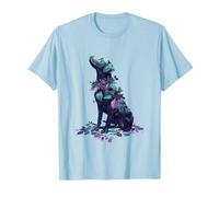 Aesthetic Dog Floral Cute Animal Women Girls T-Shirt