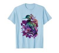 Aesthetic Duck Floral Cute Animal Women Girls T-Shirt