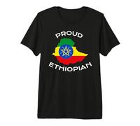 Äthiopien-Flagge, patriotisch, Herren, Damen, Kinder, stolz, äthiopisch Premium T-Shirt