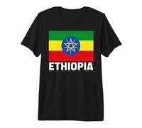 Äthiopische Flagge, patriotisch, Herren, Damen, Kinder, Äthiopien Premium T-Shirt