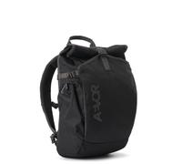 AEVOR Roll Pack 2.0, Rolltop Rucksack, 30x16x51cm, Unisex, Erwachsene, 100% Recyceltes Polyester, 19-26L, Wasserdicht, Laptopfach 15 Zoll, für Alltag & City (Charcoal Black, Einheitsgröße)